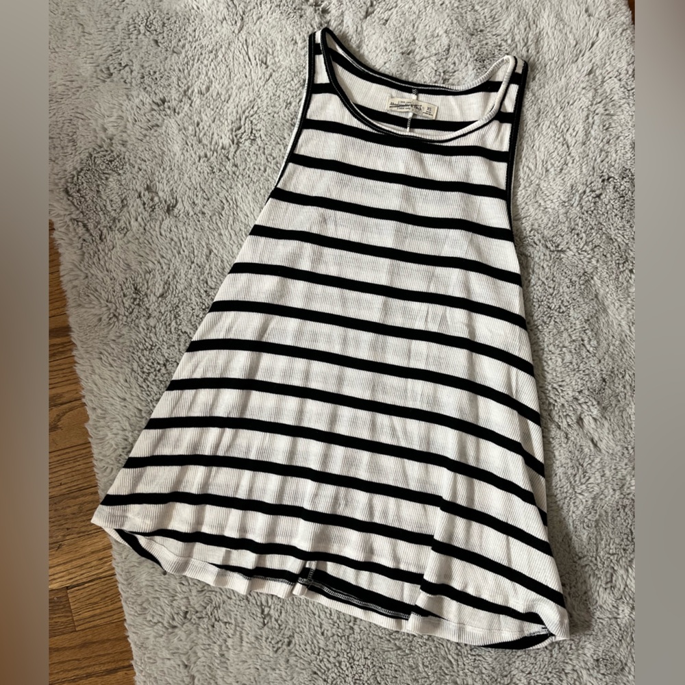 Abercrombie & Fitch Monochrome Striped Top
